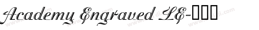 Academy Engraved LE字体转换